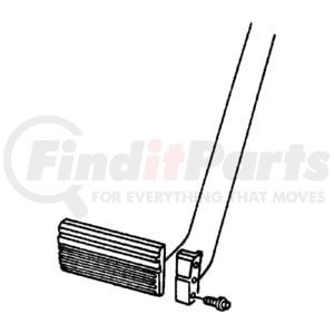 5DR23SW1 by CHRYSLER - Quarter Panel Molding - Driver Side, fits 1994-1998 Jeep Grand Cherokee