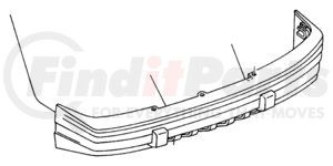 1NQ16SS5AA by CHRYSLER - FASCIA. Front. Diagram 1