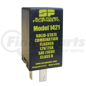 1421 by SURE POWER - Multi-Purpose Flasher - Solid State 25A, 12V