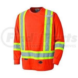 V1051250U-4XL by PIONEER SAFETY - Birdseye LS Safety Shirt