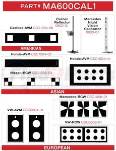 MA600CAL1 by AUTEL - Autel ADAS Calibration Package 1 for MA600 System