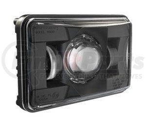 0552571 by J.W. SPEAKER - Headlight - 12/24V, White Lens, 4 in. x 6 in., Black Housing