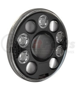 0554601 by J.W. SPEAKER - Head Light 24V, LED, 2000 Lumens, White, 7", Black Housing