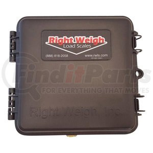 310-80-M3 by RIGHT WEIGH - Trailer Load Pressure Gauge - 3.5", 2 Inlet Push-Pull Valve, Box