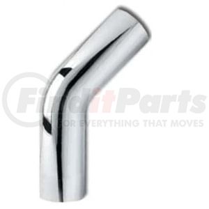 L445-0909SC by GRAND ROCK - Exhaust Elbow - Chrome, 4" Length, 45 Degree, 9" ID, 9" OD