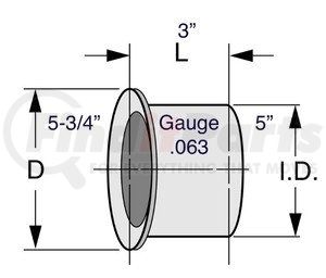 42-500 by DYNAFLEX - FLARED FLANGE