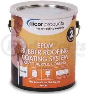 RPCRC1 by DICOR - 1GAL EPDM RUBBER ROOF COA