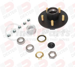 008-258-10 by DEXTER AXLE - Hub 2K 5-4.50 Studded