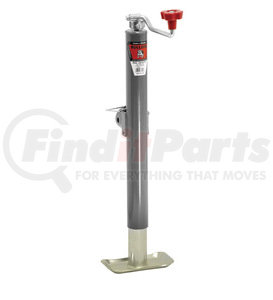 Redneck Trailer 178151 Trailer Jack Manifolds Hoses Gauges and Couplers - Bulldog 5K Topwind Pipe Mount Swivel Jack 15" Lift