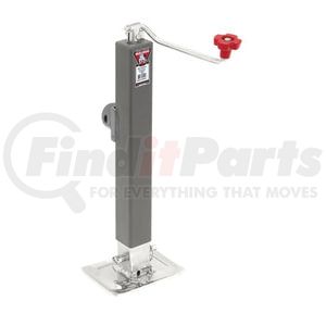195306 by REDNECK TRAILER - Bulldog 5K Topwind Square Pipe Mount Swivel Jack 15in Lift