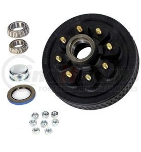 8-219-13UC3 by REDNECK TRAILER - Hub and Drum Assembly - Dexter 8 On 6.5" Standard Hub & Drum Kit For 6K & 7K Axles with 9/16" Studs