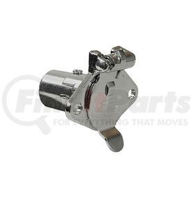 11-410 by REDNECK TRAILER - Pollak 4-Way Round Chrome Vehicle End Connector