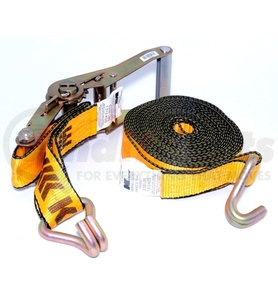802HD-27W by REDNECK TRAILER - Winch Strap - Kinedyne 2" x 27Ft Ratchet Strap with Wire Hook