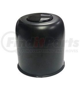 Redneck Trailer 425EZ-BK Wheel Hub Cap Wheel Hub Cap, Black, 4.25in Center Bore, Snap-In