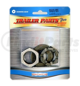 RG05-080 by TRAILER PARTS PRO - Redline Spindle Nuts w/Washers & Cotter Pins