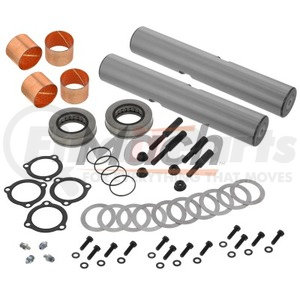 G-201315 by MACH - Steering King Pin Repair Kit - Composite Bushing, 1.794" Dia., 10.395" Length, Double Draw Key