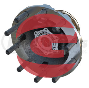 HF838K by GUNITE - Disc Wheel Hub I80-Spindle 10 Studs