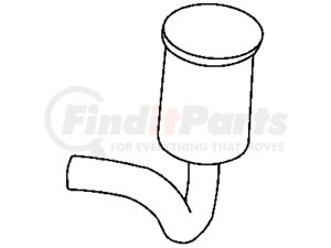 Chrysler 53013001AA Evaporative Emissions System Leak Detection Pump Hose Evaporative Emissions System Leak Detection Pump