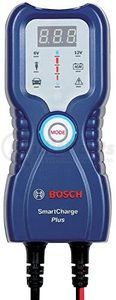SCPLUS by BOSCH - Bosch Smart Charge-PLUS (Blue) Battery Charger/Maintainer : 6/12V; 3.8 A; for passenger vehicles, classic cars, motorcycles, boats, ATVs, snowmobiles and delivery vehicles