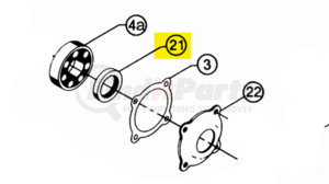 11T38247 by MUNCIE POWER PRODUCTS - Hydraulic O-Rings and Seals - Oil Seal