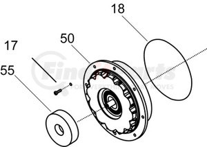 Horton 995036 Engine Cooling Fan Clutch Kit DM Advantage On/Off Fan Drive Repair Kit