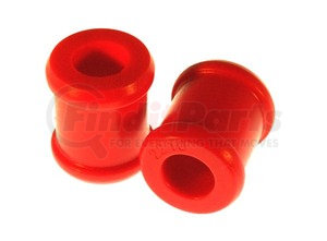 98116R by ENERGY SUSPENSION - Universal Shock Eyes; Red; Front And Rear; Standard Straight Eye Style; ID 5/8 in.; L-1 7/16 in.; w/2 Bushings; Performance Polyurethane;