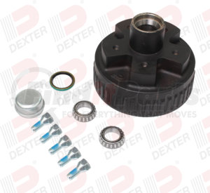 008-257-04 by DEXTER AXLE - Hub & Drum 2.2K 545 Studs, 7" Electric Brake