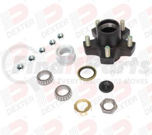 008-259-10 by DEXTER AXLE - Hub 2K 5-4.50 Studded