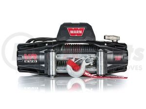 103254 by WARN - Vehicle Mounted; Vehicle Recovery Winch; 12 Volt Electric; 12000 Pound Line Pull Capacity; 80 Foot Wire Rope; Hawse Fairlead; Wired Remote; Planetary Gear Drive; Requires Winch Carrier or Winch Mount