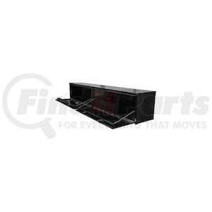 1752168 by BUYERS PRODUCTS - Truck Tool Box - Black, Smooth, Aluminum, Topsider, 18 x 16 x 96 in.