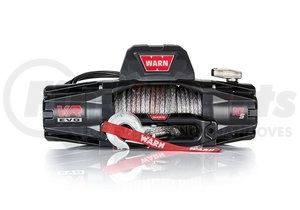 103253 by WARN - Vehicle Mounted; Vehicle Recovery Winch; 12 Volt Electric; 10000 Pound Line Pull Capacity; 90 Foot Synthetic Rope; Hawse Fairlead; Wired Remote; Planetary Gear Drive; Requires Winch Carrier or Winch Mount