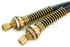 32801-124 by TRAMEC SLOAN - Hose Assembly, 1/4" x 124", 3/8" NTAbh x 3/8" NTAbh, Black, Spgs
