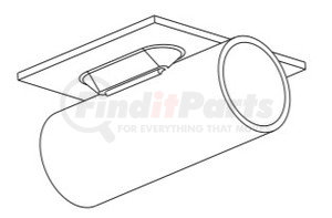 1002-1294 by BUFFERS USA - AXLE HOUSING  T-STAMP 06-345