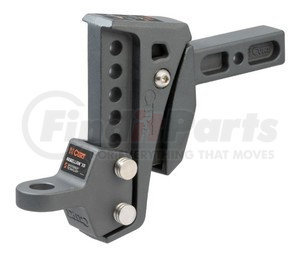 45949 by CURT MANUFACTURING - Rebellion XD Adjustable Cushion Hitch Ball Mount (2" Shank, 15,000 lbs.)