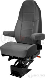 189800KA21 by SEATS INC - Seats Inc. Heritage Silver (Black Cloth) High Back