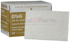 3M 7445 Scuff Pad Scotch-Brite Cleansing Pad - 6in x 9in Size, White, 1200-Finer, Light Duty