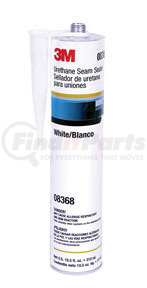 3M 8368 Seam Sealer Urethane Seam Sealer, White, Painted Surface, 310mL Cartridge 12/Case