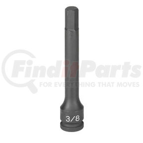 19064M by GREY PNEUMATIC - 3/8" Drive x 6mm Hex Driver 4" Length