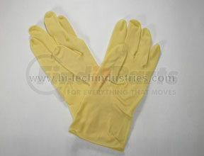 393-9 by HI-TECH INDUSTRIES - Light Duty Rubber Gloves- L