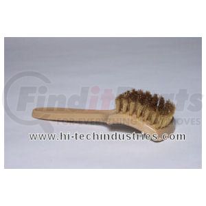 Hi-Tech Industries WWBB-1 8" Brass White Wall Brush- Super Dense 3/4" Bristle