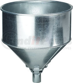 75-008 by PLEWS - Funnel, Galvanized, Tractor Lock-On With Screen, 8-Quart