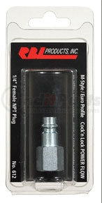 612 by RBL PRODUCTS - 1/4" Plug, Female NPT