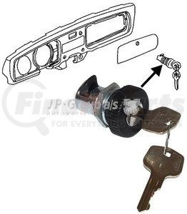 8189801300 by JOPEX - Glove Box Lock for VOLKSWAGEN AIR