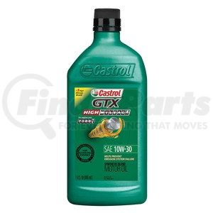 149D6C by CASTROL - GTX HIGH MILE 10W30 QT