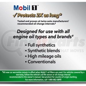 M1C154A by MOBIL OIL - Engine Oil Filter