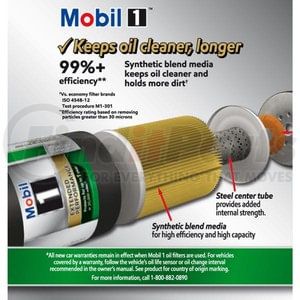 M1204A by MOBIL OIL - Engine Oil Filter