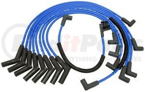 52108 by NGK SPARK PLUGS - Ignition Wire Set - Smag Core, 8mm Outer Diameter Blue Silicone Jacket