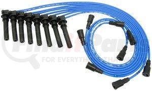 53140 by NGK SPARK PLUGS - Spark Plug Wire Set - Blue Silicone, Ferro Mag Core, Noise Suppression, 7.0 OD, Specific Fit