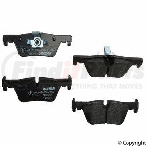 2530701 by TEXTAR - Disc Brake Pad for BMW