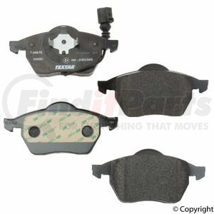 23392 01 by TEXTAR - Disc Brake Pad for VOLKSWAGEN WATER